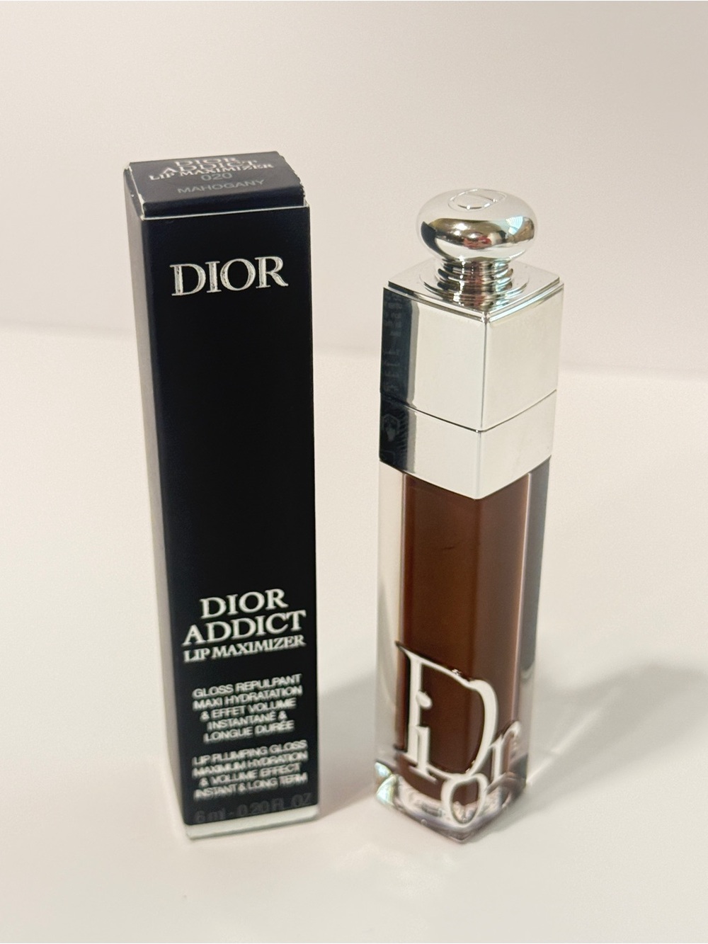 Dior Addict Lip Maximizer Plumping Gloss 020 Mahogany NIB